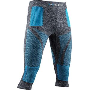 X-Bionic Energy Accumulator 4.0 Melange Pants 3/4 Men Capa De Base Pantalones Funcionales, Mujer, Dark Grey Melange/Blue, 2XL X-Bionic Energy Accumulator 4.0 Melange Pants 3/4 Men Capa De Base Pantalones Funcionales, Mujer, Dark Grey Melange/Blue, 2XL