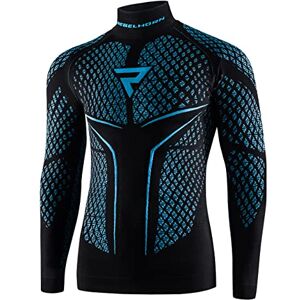 REBELHORN Therm II Camiseta Térmica Hombre Manga Larga Ropa Interior Termoactivo Camisa Funcional Absorción de Humedad Transpirable Zonas de Compresión Ropa de Moto Térmica REBELHORN Therm II Camiseta Térmica Hombre Manga Larga Ropa Interior Termoactivo Camisa Funcional Absorción de Humedad Transpirable Zonas de Compresión Ropa de Moto Térmica