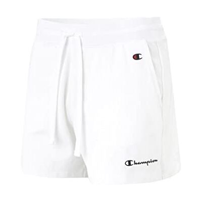 Champion Pantalón Corto Marca Modelo Pantalones Cortos Deportivos para Mujer Blanco Champion Pantalón Corto Marca Modelo Pantalones Cortos Deportivos para Mujer Blanco