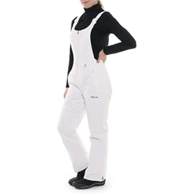 ARCTIX Essential Insulated Bib Overalls Overol con Peto, Mujer, Blanco, 1X (16W-18W) Short ARCTIX Essential Insulated Bib Overalls Overol con Peto, Mujer, Blanco, 1X (16W-18W) Short