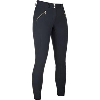 HKM Lia High Waist culera Full Silicona Pantalones de Montar para Mujer Negro 44 HKM Lia High Waist culera Full Silicona Pantalones de Montar para Mujer Negro 44