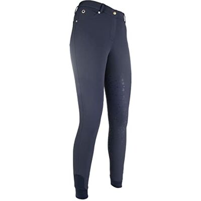 HKM SPORTS EQUIPMENT REIT-LG Basic-Silikon-vollbesatz Pantalón, Unisex Adulto HKM SPORTS EQUIPMENT REIT-LG Basic-Silikon-vollbesatz Pantalón, Unisex Adulto