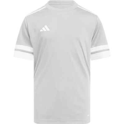 Adidas Unisex niños Squadra25 Jersey Short Sleeve Kids Shirt, Team Light Grey/White, 9-10 Years Adidas Unisex niños Squadra25 Jersey Short Sleeve Kids Shirt, Team Light Grey/White, 9-10 Years