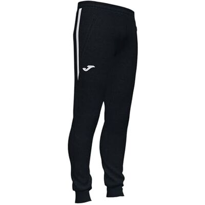 Joma Pantalón Largo Confort II, Talla 2XS, Color Negro Blanco Joma Pantalón Largo Confort II, Talla 2XS, Color Negro Blanco