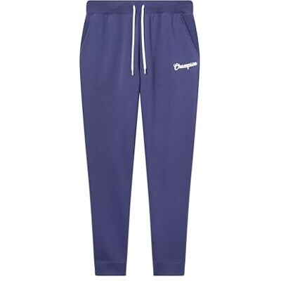 Champion Legacy Pantalones para Mujer, con puños Acanalados, Talla L, Color Azul, Azul, L Champion Legacy Pantalones para Mujer, con puños Acanalados, Talla L, Color Azul, Azul, L