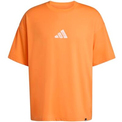 Adidas Uomo Climacool Power Training Graphic T-Shirt, Pure Orange, L Adidas Uomo Climacool Power Training Graphic T-Shirt, Pure Orange, L