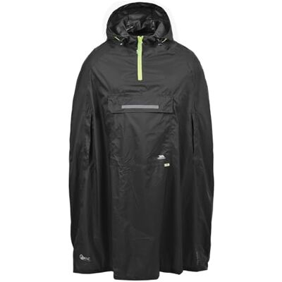 Trespass Qikpac Packaway Poncho, Hombre, Negro (BLK), S Trespass Qikpac Packaway Poncho, Hombre, Negro (BLK), S