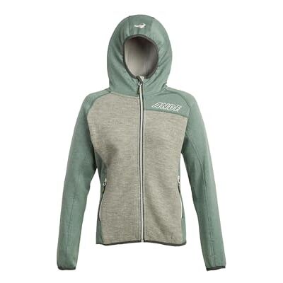 Ande Camiseta Larga para Mujer Gris/Verde Ande Camiseta Larga para Mujer Gris/Verde