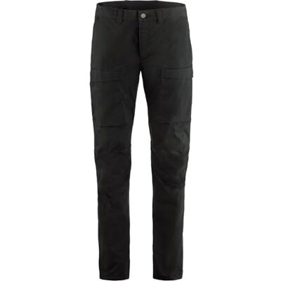 Fjällräven ABISKO HYBRID TRAIL TRS M - Pantalones de trekking - negro Fjällräven ABISKO HYBRID TRAIL TRS M - Pantalones de trekking - negro