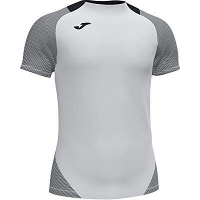 Joma Essential II Camisetas Equip. M/C, Hombre, Blanco-Negro, XS Joma Essential II Camisetas Equip. M/C, Hombre, Blanco-Negro, XS