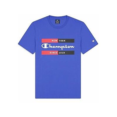 Champion Camiseta Crewneck Azul Hombre, Talla L Champion Camiseta Crewneck Azul Hombre, Talla L