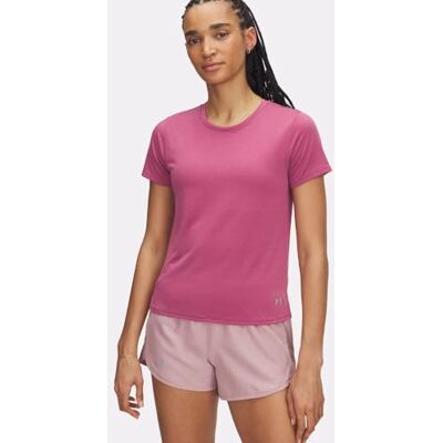Under Armour Mujer Launch Short Sleeve, Camiseta transpirable de manga corta para correr y correr, Camiseta deportiva con detalles reflectantes para una mayor visibilidadFuchsia Dusk / / Reflective,SM Under Armour Mujer Launch Short Sleeve, Camiseta transpirable de manga corta para correr y correr, Camiseta deportiva con detalles reflectantes para una mayor visibilidadFuchsia Dusk / / Reflective,SM