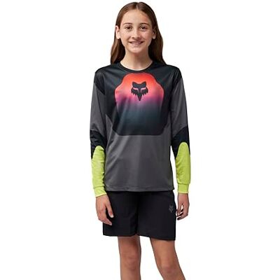 Fox Racing Maillot Ciclismo Manga Larga Fox Junior Ranger Revise Negro/Rosa YM Fox Racing Maillot Ciclismo Manga Larga Fox Junior Ranger Revise Negro/Rosa YM