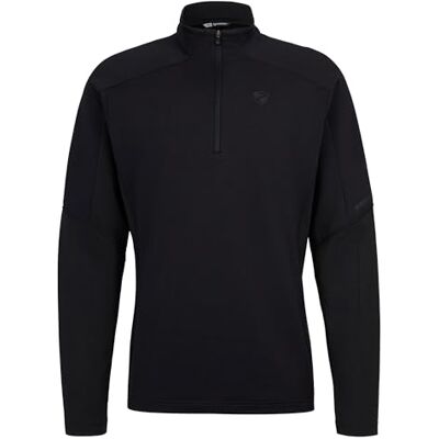 Ziener JIROTO-Z Jersey de esquí para Hombre, Capa Intermedia, Camiseta Funcional Powerstretch, elástica, Negra, 50 Ziener JIROTO-Z Jersey de esquí para Hombre, Capa Intermedia, Camiseta Funcional Powerstretch, elástica, Negra, 50