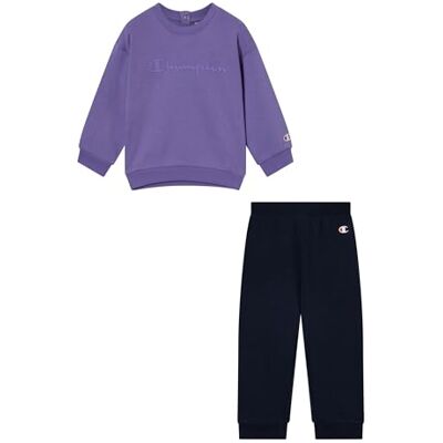 Champion Sudadera Legacy para niña, Morado (, 86 Champion Sudadera Legacy para niña, Morado (, 86