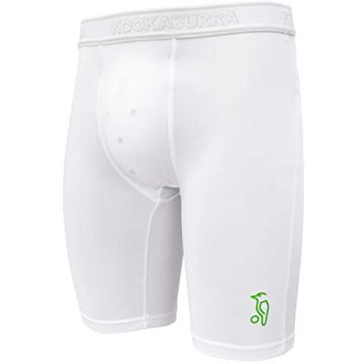 KOOKABURRA Hat KB Compression Lite Pantalones Cortos de Cricket Skin Fit, Unisex Adulto, Blanco, M KOOKABURRA Hat KB Compression Lite Pantalones Cortos de Cricket Skin Fit, Unisex Adulto, Blanco, M