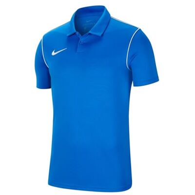 Nike Dri-Fit Park Short Sleeve Polo, Hombre, Royal Blue/White/White, M Nike Dri-Fit Park Short Sleeve Polo, Hombre, Royal Blue/White/White, M