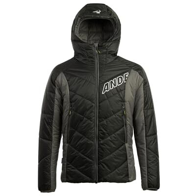 Ande Chaqueta para hombre, color negro/antracita Ande Chaqueta para hombre, color negro/antracita