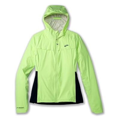 Brooks High Point Waterproof Jacket Jacket Mujer Lime/Navy Tamaño 35 Brooks High Point Waterproof Jacket Jacket Mujer Lime/Navy Tamaño 35