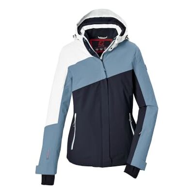 killtec Mujer Chaqueta de esquí con capucha KSW 101 WMN SKI JCKT Chaqueta funcional deportes de invierno Impermeable 10.000 mm Transpirable 3.000 g/m²/24 h Teflon EcoElite™ killtec Mujer Chaqueta de esquí con capucha KSW 101 WMN SKI JCKT Chaqueta funcional deportes de invierno Impermeable 10.000 mm Transpirable 3.000 g/m²/24 h Teflon EcoElite™