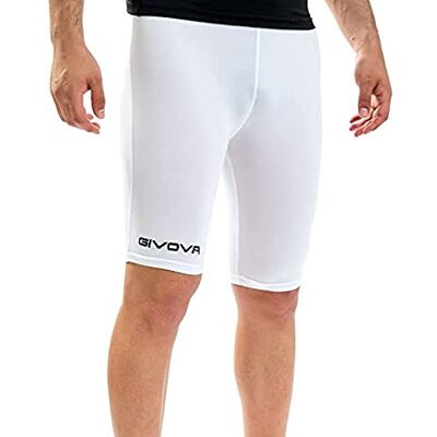 givova Bermuda Skin Pantalón Corto, Hombre, Blanco, XS givova Bermuda Skin Pantalón Corto, Hombre, Blanco, XS