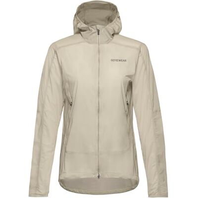 Gore Wear Fernflow Beige Chaqueta cortaviento - Mujer Gore Wear Fernflow Beige Chaqueta cortaviento - Mujer
