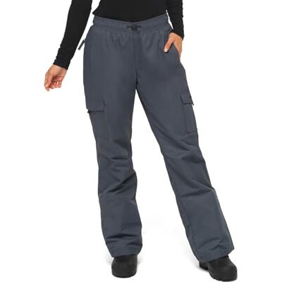 ARCTIX Lumi Pull Over Fleece Lined Cargo Snow Pants Pantalones para Nieve, Mujer, Gris, 2X (20W-22W) Long ARCTIX Lumi Pull Over Fleece Lined Cargo Snow Pants Pantalones para Nieve, Mujer, Gris, 2X (20W-22W) Long