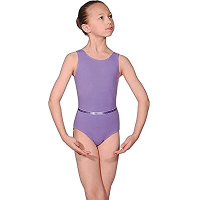 Roch Valley Maillot de algodón sin Mangas para Mujer con cinturón, Lavanda, tamaño Mediano Roch Valley Maillot de algodón sin Mangas para Mujer con cinturón, Lavanda, tamaño Mediano