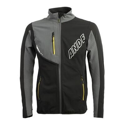 Ande Chaqueta para hombre, color negro/antracita Ande Chaqueta para hombre, color negro/antracita