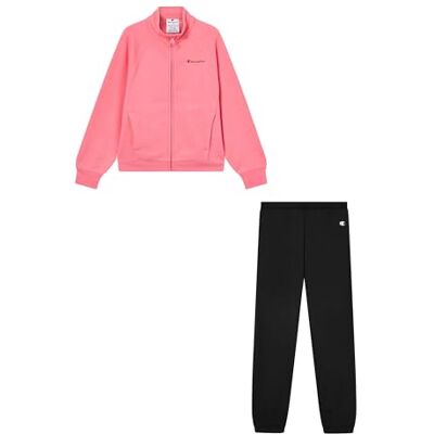 Champion Legacy Girls Sudadera para el regreso a clases, talla XS, color rosa, rosa, XS Champion Legacy Girls Sudadera para el regreso a clases, talla XS, color rosa, rosa, XS