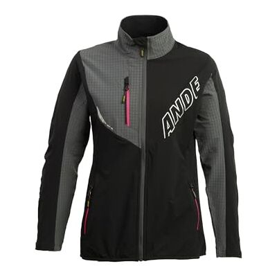 Ande Chaqueta para mujer, color negro/antracita Ande Chaqueta para mujer, color negro/antracita