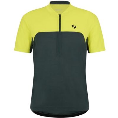 Ziener NARIUS Maillot de Ciclismo para Hombre, Bicicleta de montaña, Transpirable, de Secado rápido, elástico, Manga Corta, Color Amarillo limón, 54 Ziener NARIUS Maillot de Ciclismo para Hombre, Bicicleta de montaña, Transpirable, de Secado rápido, elástico, Manga Corta, Color Amarillo limón, 54