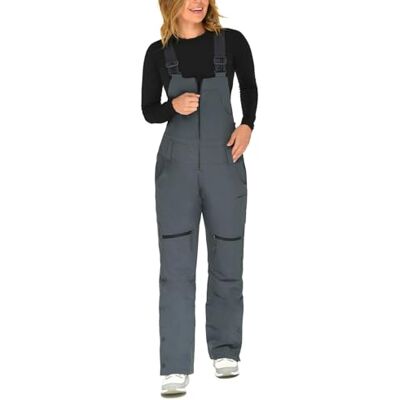 ARCTIX Eco Friendly Traverse Bib Overalls Overol con Peto, Mujer, Gris, X-Small (0-2) Regular ARCTIX Eco Friendly Traverse Bib Overalls Overol con Peto, Mujer, Gris, X-Small (0-2) Regular