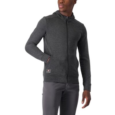 Castelli - Milano 2 - Gris oscuro - Hooded sweatshirt Castelli - Milano 2 - Gris oscuro - Hooded sweatshirt
