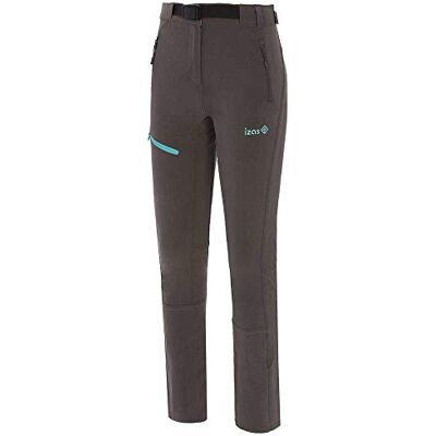 Izas Helga Pantalones Trekking, Mujer, Gris Oscuro/Turquesa, XXL Izas Helga Pantalones Trekking, Mujer, Gris Oscuro/Turquesa, XXL