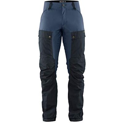 Fjällräven Keb Trousers M Long Sport Trousers, Hombre, Dark Navy-Uncle Blue, 46 Fjällräven Keb Trousers M Long Sport Trousers, Hombre, Dark Navy-Uncle Blue, 46
