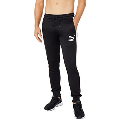 PUMA Iconic T7 Track Pant (Available in Big and Tall Sizes) Pantaln Deportivo, Negro Black, S para Hombre PUMA Iconic T7 Track Pant (Available in Big and Tall Sizes) Pantaln Deportivo, Negro Black, S para Hombre