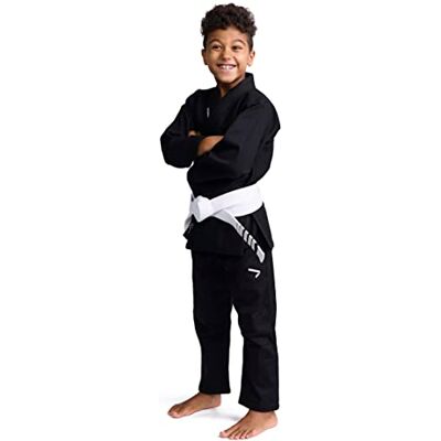 IPPONGEAR Rookie Traje de BJJ Brazilian Jiu Jitsu, Unisex-Youth, Black, One Size IPPONGEAR Rookie Traje de BJJ Brazilian Jiu Jitsu, Unisex-Youth, Black, One Size