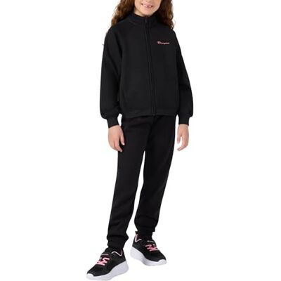 Champion Sudadera Legacy para niña, Negro, XS Champion Sudadera Legacy para niña, Negro, XS