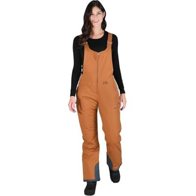 ARCTIX Women's Essential Overol con Aislamiento para Mujer, Capuchino, 3X Largo ARCTIX Women's Essential Overol con Aislamiento para Mujer, Capuchino, 3X Largo