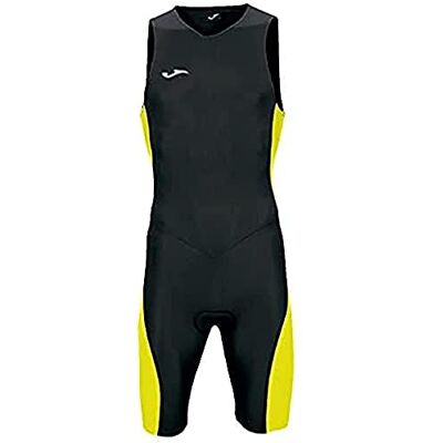 Joma Mono triathlon negro-amarillo s/m para hombre, negro/amarillo, S Joma Mono triathlon negro-amarillo s/m para hombre, negro/amarillo, S