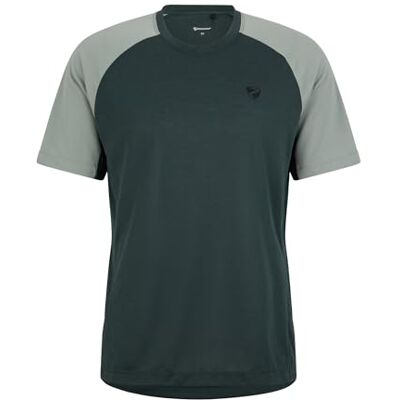 Ziener NEMUEL Camiseta Funcional para Hombre Ciclismo Exterior Fitness Deporte Transpirable, de Secado rápido, Manga Corta, Dark Jungle, 52 Ziener NEMUEL Camiseta Funcional para Hombre Ciclismo Exterior Fitness Deporte Transpirable, de Secado rápido, Manga Corta, Dark Jungle, 52