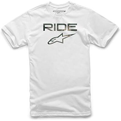 Alpinestars Hombre Ride 2.0 Camo Camiseta Not Applicable, Blanco (White 20), Small Alpinestars Hombre Ride 2.0 Camo Camiseta Not Applicable, Blanco (White 20), Small