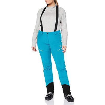 Jack Wolfskin Mujer Gravity Tour Pantalon Pantalones, Dunkles Cyan, 18 Jack Wolfskin Mujer Gravity Tour Pantalon Pantalones, Dunkles Cyan, 18