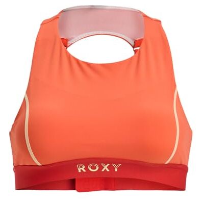 Sujetador deportivo Roxy Bold Moves 2.0 naranja vivo - XL Sujetador deportivo Roxy Bold Moves 2.0 naranja vivo - XL