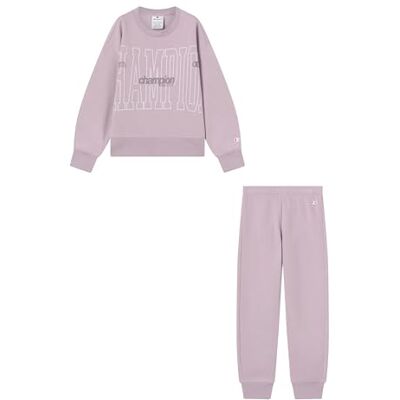 Champion Sudadera Legacy para niña, violeta, S Champion Sudadera Legacy para niña, violeta, S
