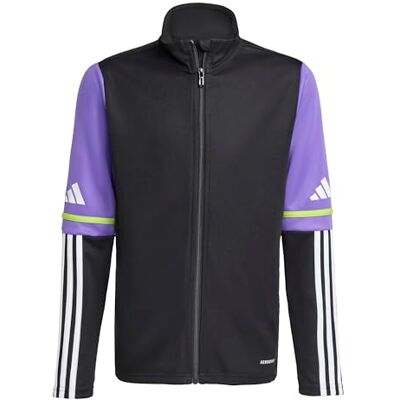 Adidas Unisex niños SQUADRA25 Training Jacket Kids, Black/Purple Rush, 15-16 Years Adidas Unisex niños SQUADRA25 Training Jacket Kids, Black/Purple Rush, 15-16 Years