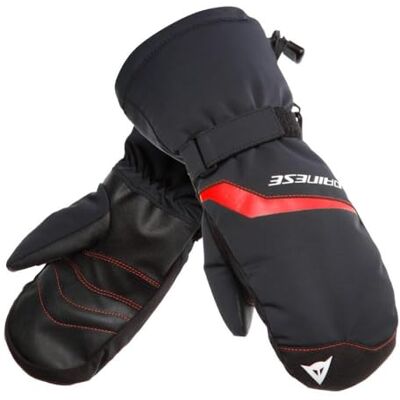 Dainese Scarabeo Guantes de esquí Unisex para niños, elásticos, Color Verde y Rojo Dainese Scarabeo Guantes de esquí Unisex para niños, elásticos, Color Verde y Rojo