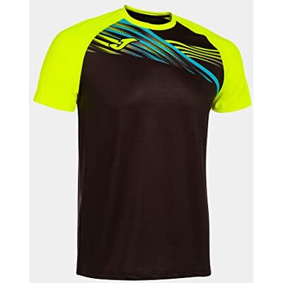 Joma Camiseta Manga Corta Elite x Negro Amarillo Fluor Joma Camiseta Manga Corta Elite x Negro Amarillo Fluor