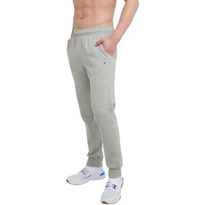 Champion Jogger de Jersey Pantalones Deportivos, Gris Oxford, Medium para Hombre Champion Jogger de Jersey Pantalones Deportivos, Gris Oxford, Medium para Hombre